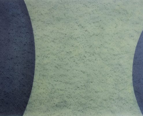 Felix Thyes, Wanderschatten, 5-teilig, 4, 2013, Graphit und Pastell auf Papier, je 36 x 48 cm